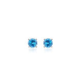 Diva Blue Topaz CZ Studs