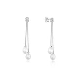 Classic Pearl Dangling Earrings