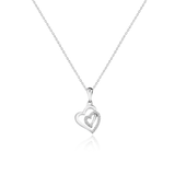 Dual Heart Glam Necklace