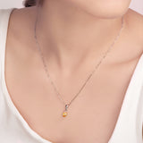 Sunshine Citrine CZ Necklace