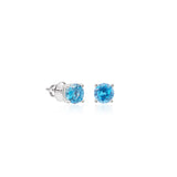 Diva Blue Topaz CZ Studs