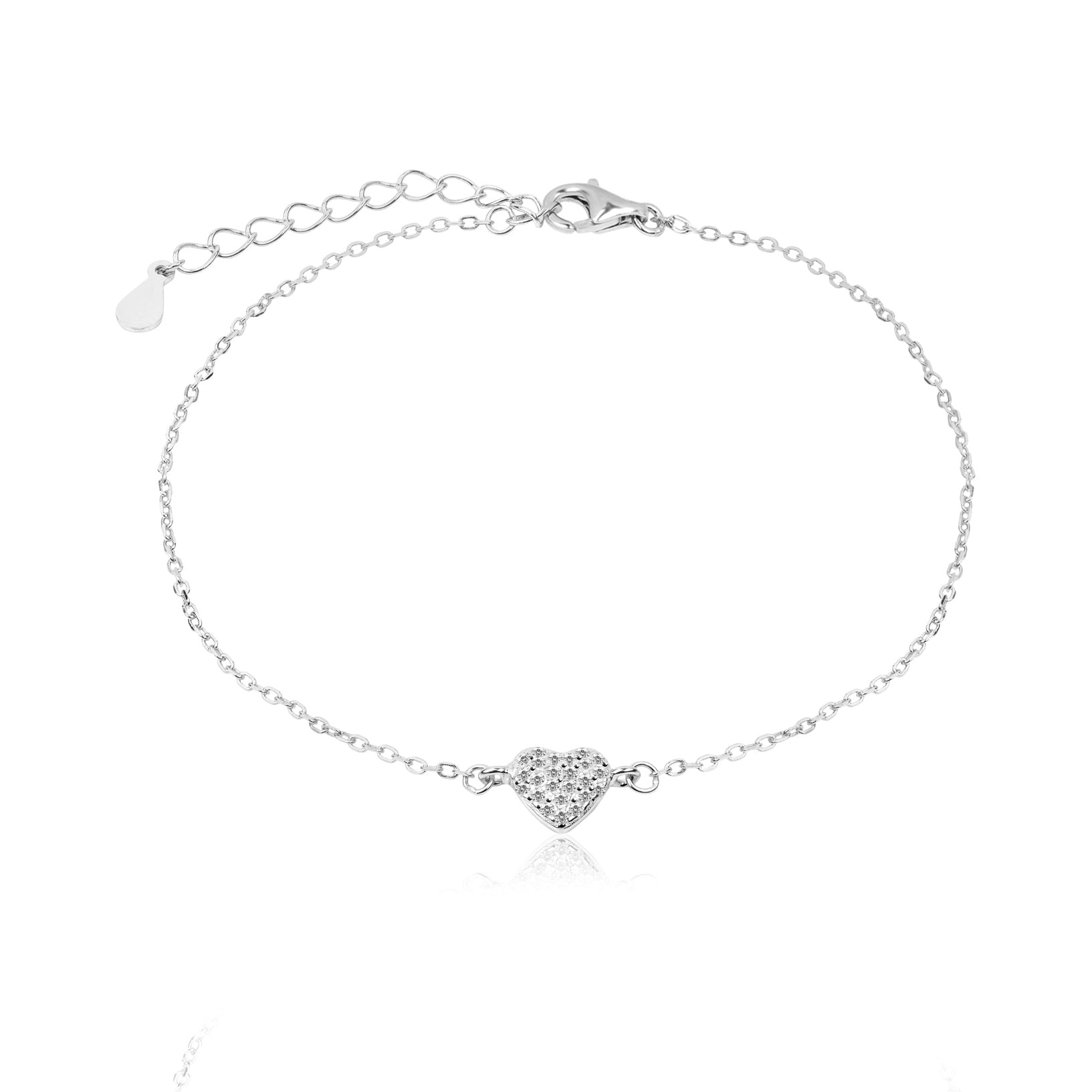 The Glittering Heart Bracelet