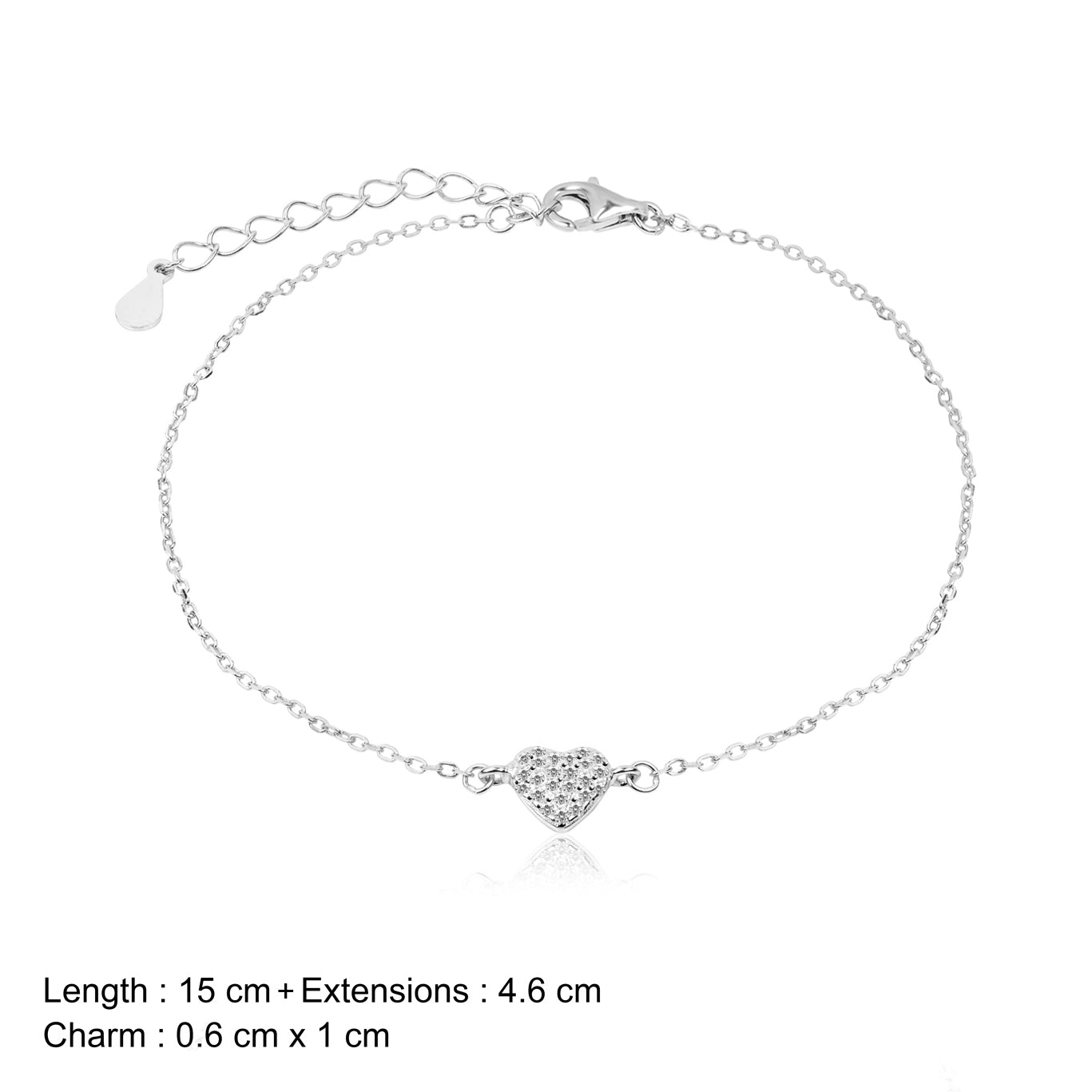 The Glittering Heart Bracelet