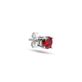 Bold  Garnet CZ Studs